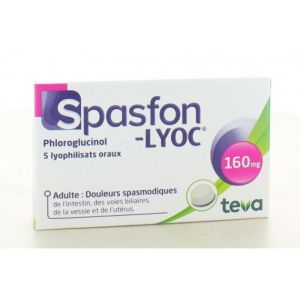 Spasfon Lyoc 160mg Lyophilisat x5