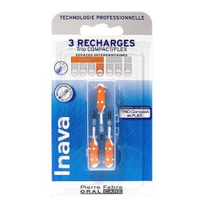 Inava Brossettes interdentaires Recharges orange 1.2mm x3