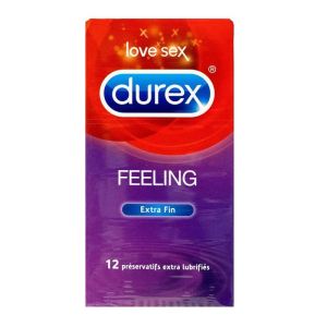 Préservatifs Durex Feeling Sensual extra fin x12