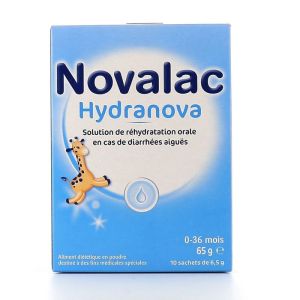 Novalac Hydranova Poudre 65g 10 Sachets