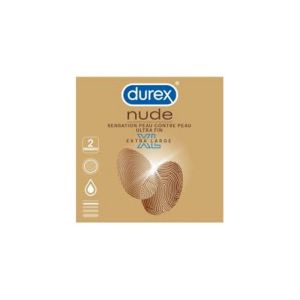 Durex Nude Extra Large Sans Latex 2 Préservatifs