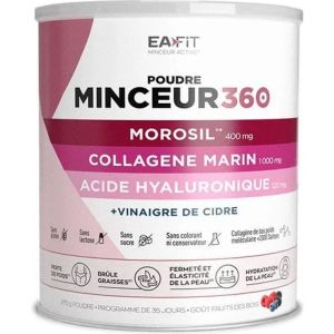 Minceur 360 Poudre - Morosil + Collagène Marin + Acide Hyaluronique - 275g