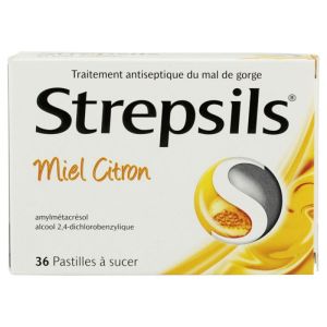 Strepsils Miel Citron Pastilles x36