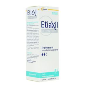 Etiaxil Pieds detranspirant  Peau sensible lotion 100ml