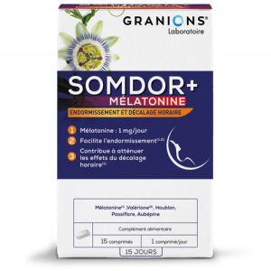 Somdor+ Melatonine 15 comprimes