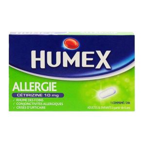 Humex Allergie cetirizine 10mg 7 comprimes