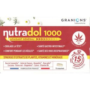 Granions Nutradol 1000 15 comprimés