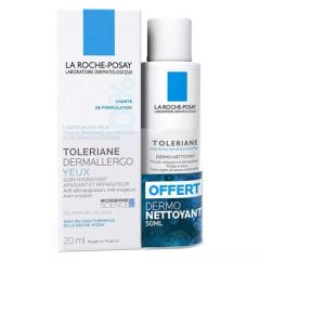 TOLERIANE DERMALLERGO YEUX + DERMO NETTOYANT OFFERT