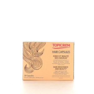 Topicrem Hair Capsules Force et Beauté des Cheveux 30 capsules
