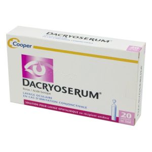 Dacryoserum Lavage Oculaire Dosettes 5ml x20