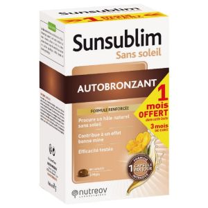 Sunsublim Autobronzant 3x28 Capsules 3 mois dont un mois offert