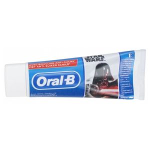 Oral-B Junior Dentifrice Fluoré Sans Sucre 6 Ans et + 75 ml - Modèle : Star Wars : Dark Vador