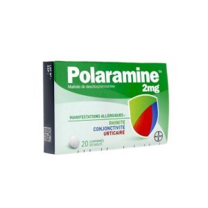 Polaramine 2mg Comprimés Sécables x20