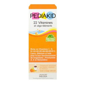 PEDIAKID 22 VITAMINES SIROP 125ML