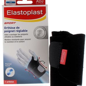 Elastoplast Orthèse poignet réglable sport - boîte de 1 orthèse