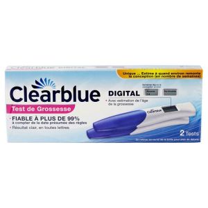 Clearblue Test de Grossesse Digital  x2