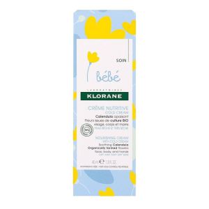 Klorane bébé Coldcream Crème nutritive apaisante 40ml