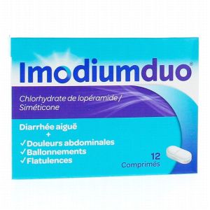 Imodiumduo diarrhée Comprimés x12