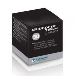 Glucofix Tech Sensor Bandelettes x50