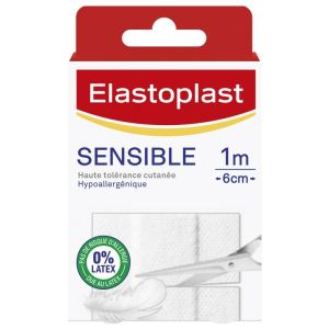 Elastoplast Sensible Bande à Découper 1mx6cm x10 bandes
