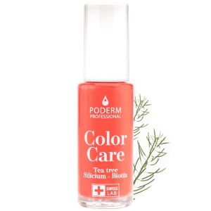 Poderm Vernis Color Care Tea tree Rose Corail 8ml
