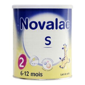 Novalac S satiété  2éme age Lait 800g +6 mois