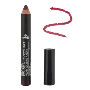 AVRIL CRAYON ROUGE A LEVRES MAT BORDEAUX