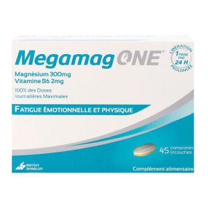 Megamag One magnésium comprimes x45