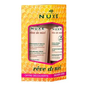 Nuxe Miel Stick Lèvres 30ml+crème Main 4g