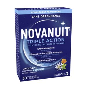 Novanuit sommeil Triple action 30 comprimés