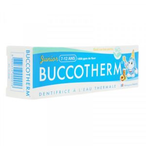 Buccotherm Dentifrice Junior Ice Tea pêche Bio 7-12 ans 50ml