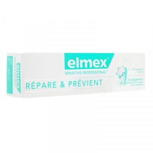 Elmex Dentifrice Sensitive Professionnel Répare et prévient 75ml