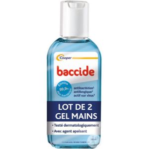 Baccide Gel hydroalcoolique Mains 2x100 ml