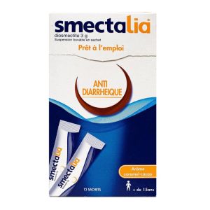 Smectalia anti-diarrhéique 12 Sachets/sticks caramel-cacao