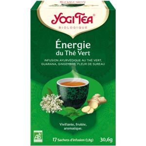 Yogi Tea Energie Thé Vert Bio 17 Sachets
