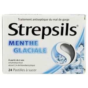 Strepsils Menthe Glaciale pastilles x24