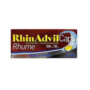 Rhinadvilcaps Rhume Capsules x16