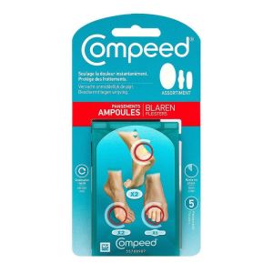 Compeed Ampoules Assortiment Pansements x5 3 formats