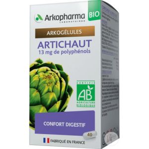 Arkogélules Artichaut Confort Digestif Bio 40 Gélules