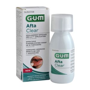 Gum Afta-clear Aphte Bain de bouche 120ml