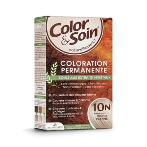 Coloration permanente extraits végétaux & pigments purs-10N - Blond Platine