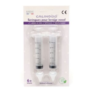 Calindoo Seringues pour lavage nasal x2