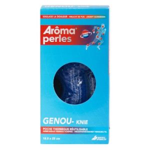 Aroma Perles Genou poche thermique réutilisable 18.5cmx25cm