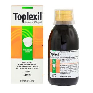 Toplexil toux sèche Sirop 150ml