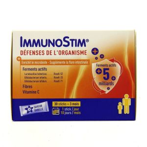 Immunostim Défense Organisme sticks x30