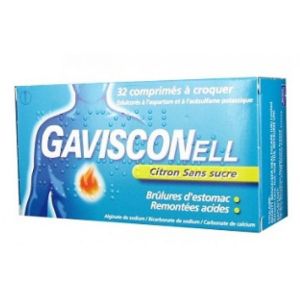 Gavisconell Menthe Comprimé à Croquer Sans sucre x24