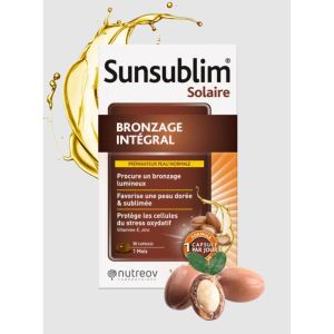 Sunsublim Bronzage Intégral hydratant 90 capsules 3 mois