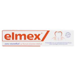 Elmex Dentifrice anti-caries Sans Menthe 75ml