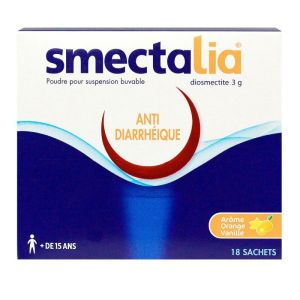 Smectalia anti-diarrhéique Sachets x18 orange-vanille