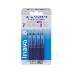 Inava Brossettes interdentaires Mono Compact Violet 1.8mm x4